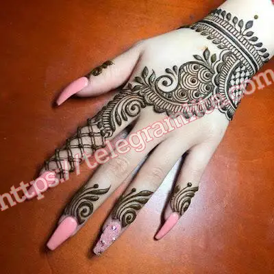 Eid 2023 simple latest mehndi design PHOTO